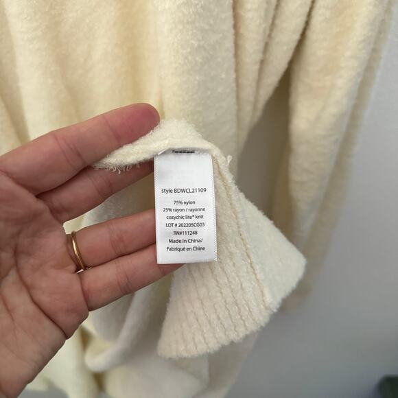 Barefoot Dreams Cozy Chic Lite Cardigan Sweater Sz Large - Picture 5 of 6